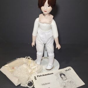The Patchmakers Porcelain Classics Doll Wedding Dress DYI 1449 Melanie NWT Vtg